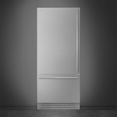 36" SMEG Built-in Universal Bottom Mount Refrigerator - RBMU36LX