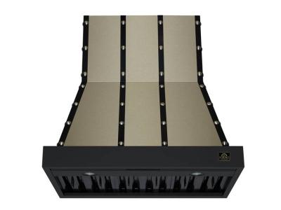 36" Forno Valente Range Hood with 427 CFM - FRHWM5099-36CPBLK