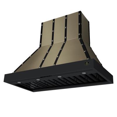 48" Forno Valente Range Hood with 304 CFM - FRHWM5099-48CPBLK