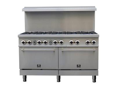 60" Forno 9.3 Cu. Ft. Commercial Gas Range with 10 Burners - FCMGR0093-60