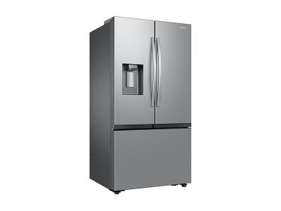 36" Samsung 26 Cu. Ft. Bespoke AI 3-Door French Door Refrigerator RF60 Jumbo S External Water & Ice Dispenser Sphere Ice - RF70F27SERAA