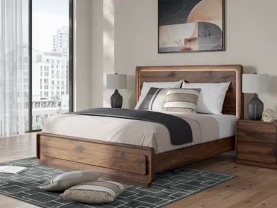 Signature Design by Ashley Fortlorn King Panel Bed - PCB386B4