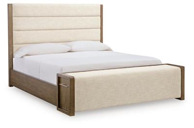 Benchcraft Marxmore Queen Upholstered Storage Bed - B863B2