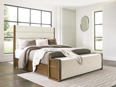 Benchcraft Marxmore Queen Upholstered Storage Bed - B863B2