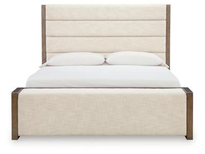 Benchcraft Marxmore Queen Upholstered Storage Bed - B863B2