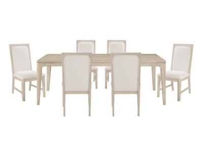 Alita Collection Elegance 7PC Rect EXT Dining Set - 2477-7PC-K