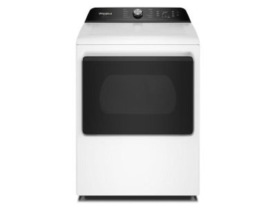 27" Whirlpool 7.5 Cu. Ft. Smart Electric Dryer with Steam Iron and AI Dry - YWED8509TW