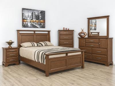 Mako Wood Furniture Sameena Pine Queen 6PC Set - 4800-Q6PC-K
