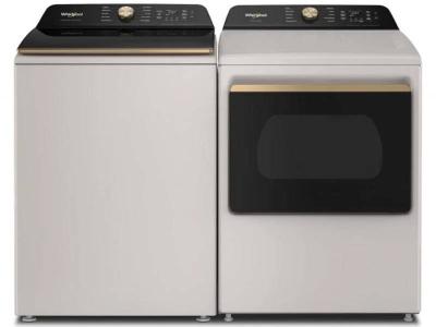 27" Whirlpool Top Load Washer & Smart Electric Dryer - WTW8509TL-YWED8509TL