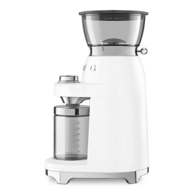 SMEG 50's Style Coffee Grinder in White - CGF03WHUS