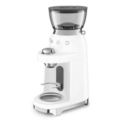 SMEG 50's Style Coffee Grinder in White - CGF03WHUS