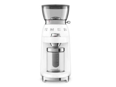 SMEG 50's Style Coffee Grinder in White - CGF03WHUS