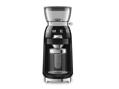 SMEG 50's Style Coffee Grinder in Black - CGF03BLUS