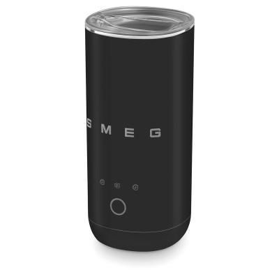 SMEG Mini Milk Frother Black Retro-Style Aesthetic - MFF02BLMUS