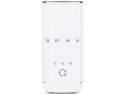 SMEG Mini Milk Frother White Retro-Style Aesthetic - MFF02WHMUS