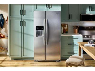 36" Whirlpool 28 Cu. Ft. Wide Side-by-Side Refrigerator - WRSF5836RZ