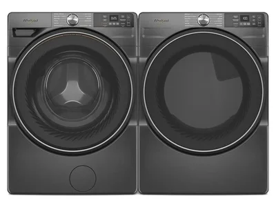 27" Whirlpool 5.2 Cu. Ft. Smart Front Load Washer and 7.4 Cu. Ft. Front Load Dryer - WFW5720RU-YWED5720RU