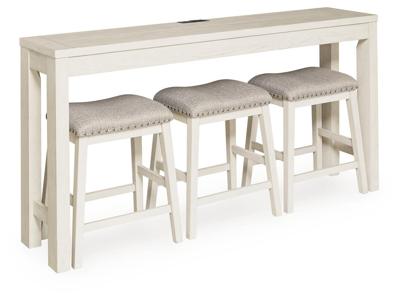 Signature Design by Ashley Robbinsdale Counter Height Dining Table and 3 Barstools Set - D642-113