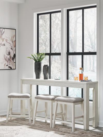 Signature Design by Ashley Robbinsdale Counter Height Dining Table and 3 Barstools Set - D642-113
