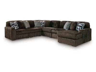 Signature Design by Ashley Midnight-Madness 6-Piece Sectional with Chaise - 98104S24
