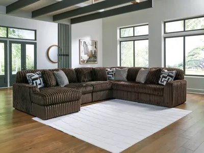 Signature Design by Ashley Midnight-Madness 6-Piece Sectional with Chaise - 98104S23