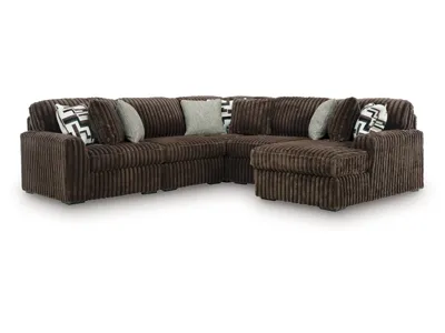 Signature Design by Ashley Midnight-Madness 5-Piece Sectional with Chaise - 98104S22