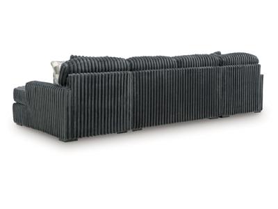 Signature Design by Ashley Midnight-Madness 3-Piece Double Chaise Sectional - 98105S7