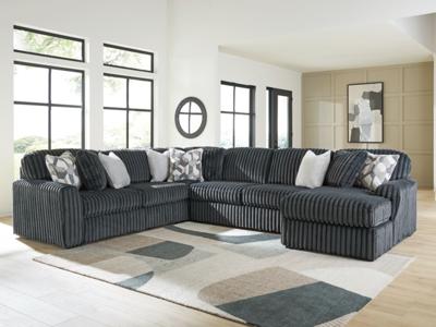 Signature Design by Ashley Midnight-Madness 4-Piece Sectional with Chaise - 98105S2