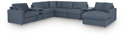 Signature Design by Ashley Modmax 8-Piece Sectional with Storage Chaise and Audio Consoles - 92121S98