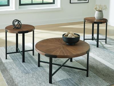 Signature Design by Ashley Crosstrail Table (Set of 3) - T483-13