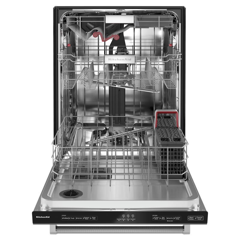 24" KitchenAid 44 dBA Dishwasher in PrintShield Finish With FreeFlex Third Rack - KDTM404KBS