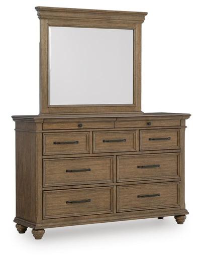 Signature Design by Ashley Karallin Dresser and Mirror - PCB782B1