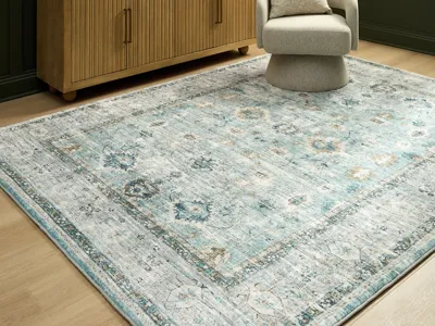 Signature Design by Ashley Ladstoney 7'6" X 9'6" Memory Foam Area Rug - R407501