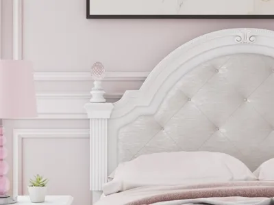 Signature Design by Ashley Kozlani Full Upholstered Panel Headboard - PCB1819-187