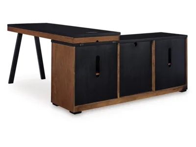 Signature Design by Ashley Kallari Credenza with Desk Return - H737H1
