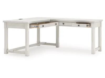 Signature Design by Ashley Robbinsdale L-Shaped Home Office Desk - H742H1