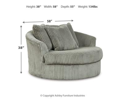Signature Design by Ashley Lindyn Oversized Swivel Accent Chair - 2110521