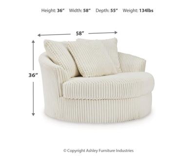 Signature Design by Ashley Lindyn Oversized Swivel Accent Chair - 2110421