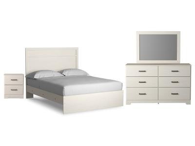 Signature Design by Ashley Stelsie Queen Panel Bed with Dresser, Mirror and Nightstand - B2588B7