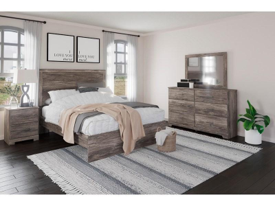 Signature Design by Ashley Ralinksi Queen Panel Bed, Dresser, Mirror, and Nightstand - B2587B7