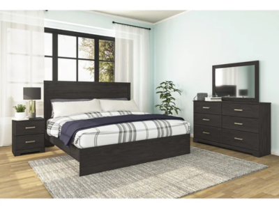 Signature Design by Ashley Belachime King Panel Bed, Dresser, Mirror, and Nightstand - B2589B8