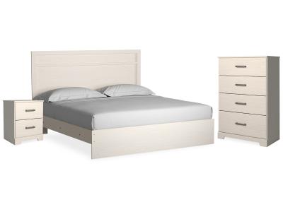 Signature Design by Ashley Stelsie King Panel Bed, Chest and Nightstand - B2588B9