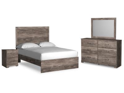Signature Design by Ashley Ralinksi Full Panel Bed, Dresser, Mirror and Nightstand - B2587B9