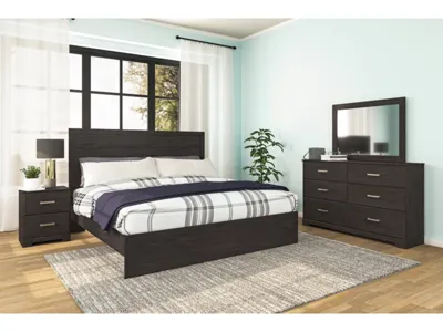 Signature Design by Ashley Belachime King Panel Bed and Nightstand - B2589B9