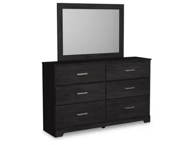 Signature Design by Ashley Belachime Queen Panel Bed, Dresser, Mirror, Chest and Nightstand - B2589B16