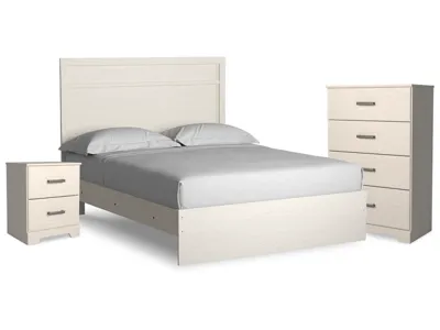 Signature Design by Ashley Stelsie Queen Panel Bed, Chest and Nightstand - B2588B16