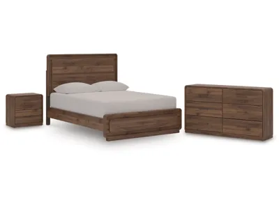 Signature Design by Ashley Fortlorn Queen Panel Bed, Dresser and Nightstand - PCB386B6