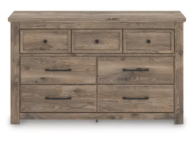 Signature Design by Ashley Rusticott Queen Poster Bed, Dresser and Nightstand - PCB2260B8