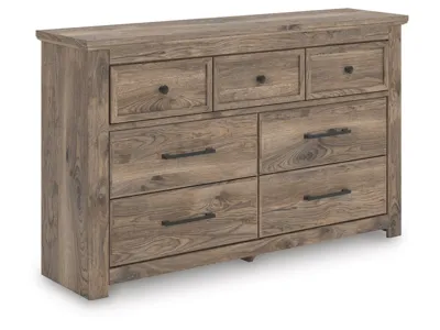 Signature Design by Ashley Rusticott Queen Poster Bed, Dresser and Nightstand - PCB2260B8