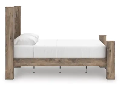 Signature Design by Ashley Rusticott Queen Poster Bed, Dresser and Nightstand - PCB2260B8